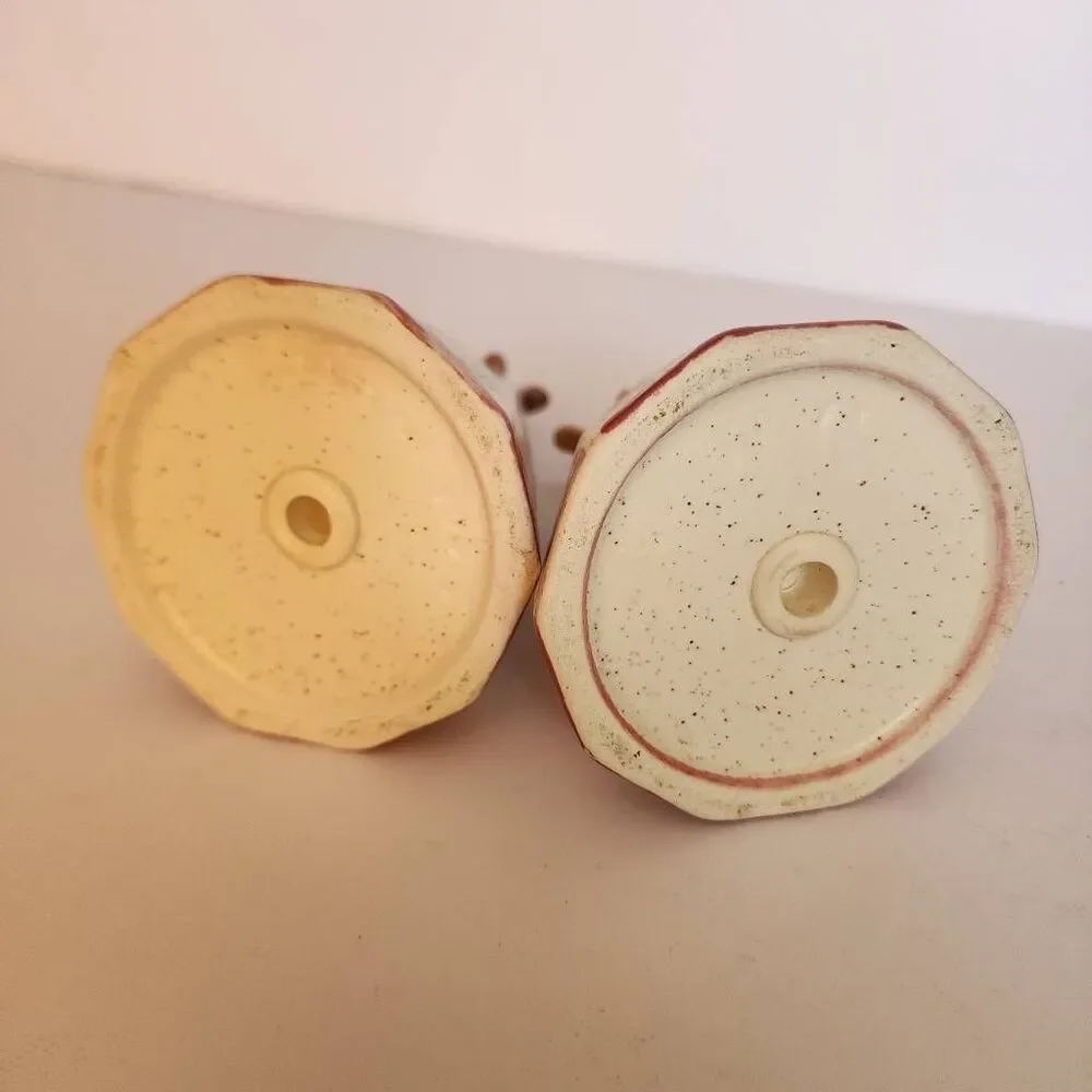 Vintage Treasure Craft Handpainted Teepee Salt and Pepper Shakers Mid Century So